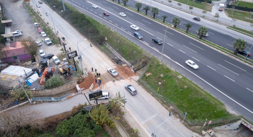 İZSU bir bölgede daha su baskını sorununa çözüm getirdi