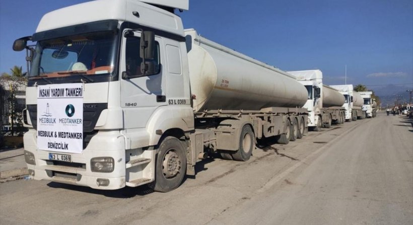 Denizcilik firması Medbulk'tan deprem bölgesine akaryakıt bağışı