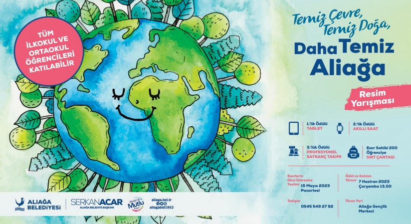 Aliağa Belediyesi'nden Okullar Arası Resim Yarışması