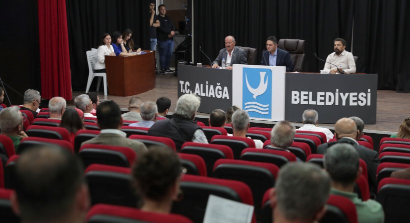 Aliağa Belediye Meclisi Haziran Ayı Olağan Toplantısı dün akşam Yapıldı