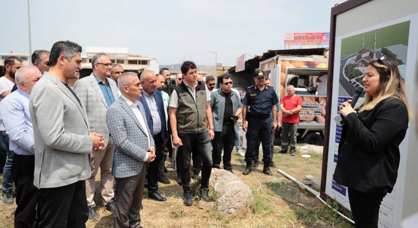 Aliağa Sanayi Sitesi Cami'nin Temeli Atıldı