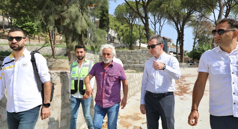 İzmir'in ilk Millet Bahçesi tamamlanıyor