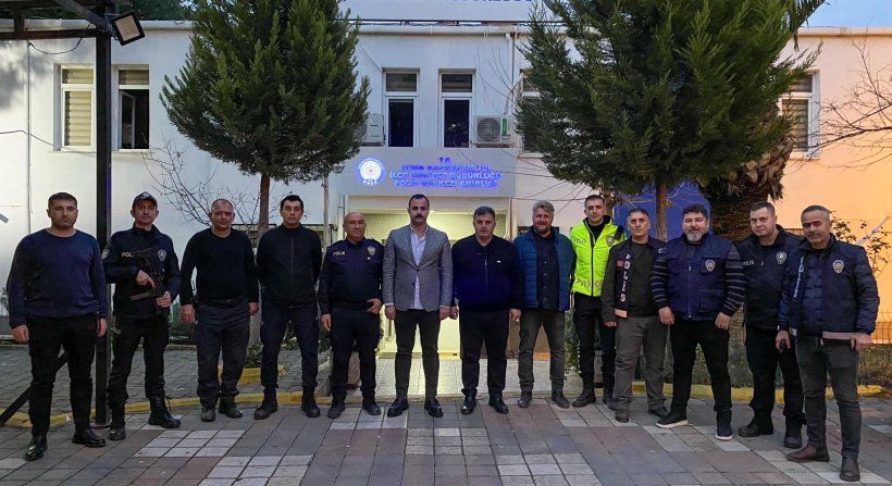 Başkan Doğruer bu yıl da yeni yılda görevi başındaki vatandaşları unutmadı