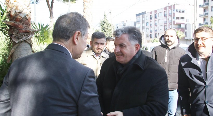 AK PARTİ BERGAMA BELEDİYE BAŞKANI ADAYI DR. SADIK DOĞRUER BERTO'YU ZİYARET ETTİ