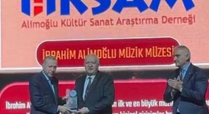 İbrahim Alimoğlu Müzik Müzesi'ne büyük ödül