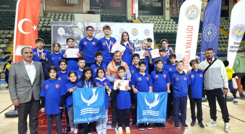 Aliağalı Oryantiringciler Muğla'dan 8 Türkiye Derecesiyle Döndü